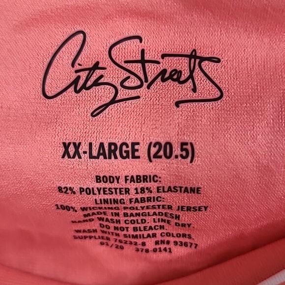 NEW City Streets Girls Plus Size XXL 20.5 Palm Tropical Bikini Bottom Swimsuit - Picture 5 of 5